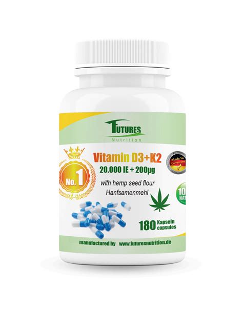 Vitamin D3 20000 I E K2 Mk7 200 Mcg Super Stark Futuresnutrition De