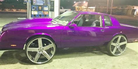 Ace 1 Candy Purple Chevy Monte Carlo Ss On 28 Dub Ballers