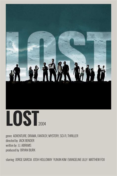 minimalist poster | Lost tv show, Movie posters minimalist, Lost movie