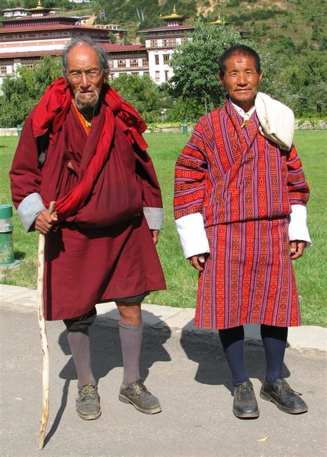 Two Monks leaving the Festival - Bhutan | Traditional outfits, Monk ...