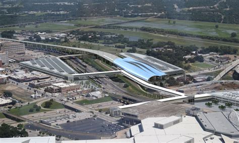 The station for Texas high-speed train is revealed