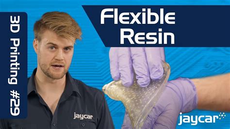 Flexible Resin D Printing Part Youtube