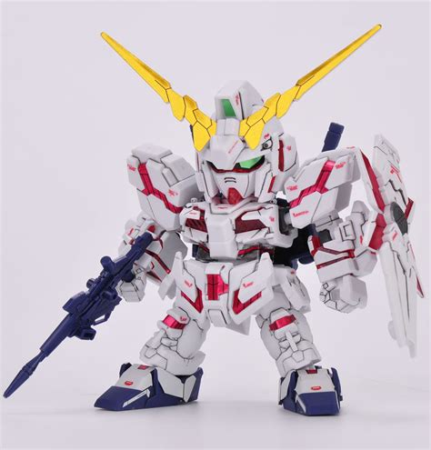 Sd Gundam Ex Standard Unicorn Gundam Destroy Mode Review Images