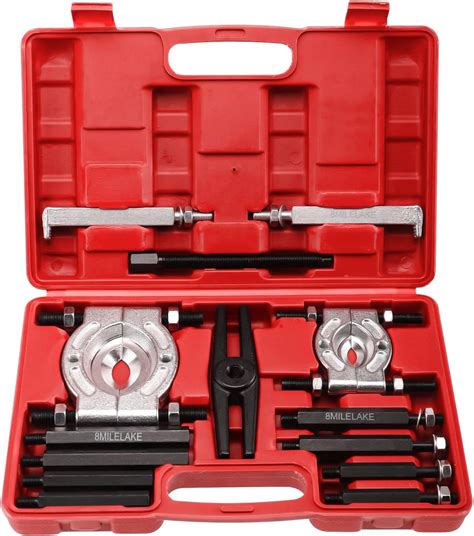 8milelake 14pcs Bearing Separator Puller Kit 5 Ton Capacity Heavy Duty Bearing