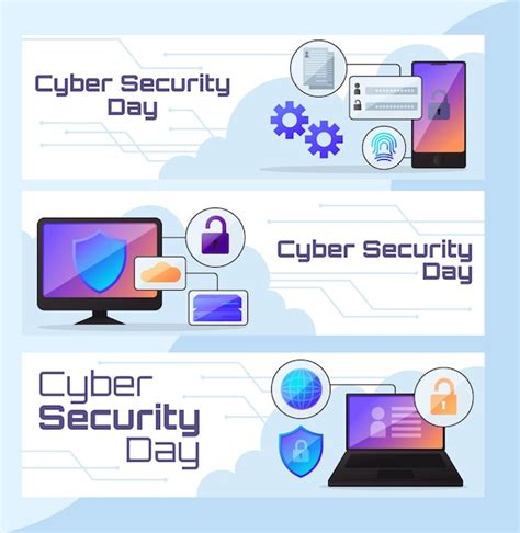 Premium Vector | Cyber security technology web banner