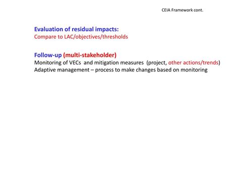 Ppt Cumulative Environmental Impact Assessment Powerpoint