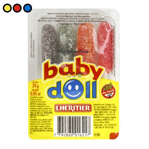 Chupetines Baby Doll Lheritier X18u Distribuidora Pop