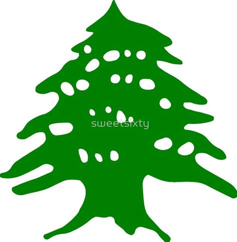 Green Cedar Lebanon Cedar Sticker For Sale By Sweetsixty Lebanon