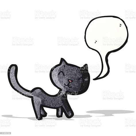 Cartoon Black Cat Stock Illustration Download Image Now Bizarre