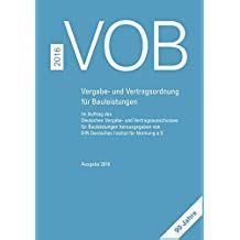 Vob Gesamtausgabe Vergabe Und Vertragsordnung F R Bauleistungen