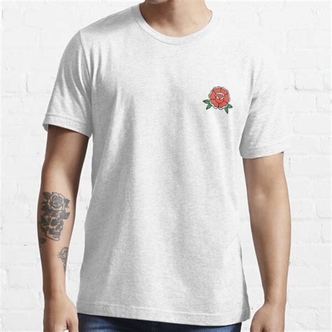 Old School Rose Tattoo T Shirt For Sale By Lakestattoo Redbubble