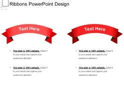 Ribbons Powerpoint Design | PowerPoint Shapes | PowerPoint Slide Deck Template | Presentation ...