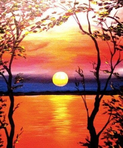 Puesta De Sol Painting Projects Painting Crafts Painting Drawing