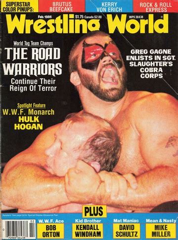 Wrestling World Magazine 1986 02 Lexington Library Inc Free