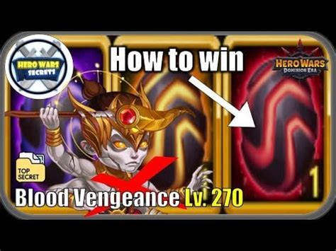 Blood Vengeance Boss Walkthrough | Hero Wars Secrets Dominion Era : r/HeroWars_DominionEra