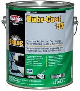 Amazon Black Jack Rubr Coat Gloss Black Rubber Roof Coating