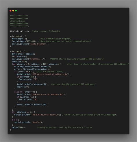 How To Scan I C Address In Esp Using Arduino Ide Smartfarm Rmuti