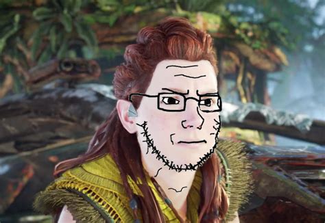 Soyjak Aloy Aloy Horizon Zero Dawn Know Your Meme