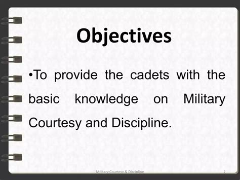 Military Courtesy and Discipline | PPT