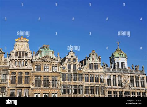 Guild Houses On Grote Markt Square Grand Place Square Brussels