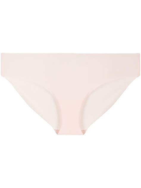 Hanro Hi Cut Invisible Briefs Pink Editorialist