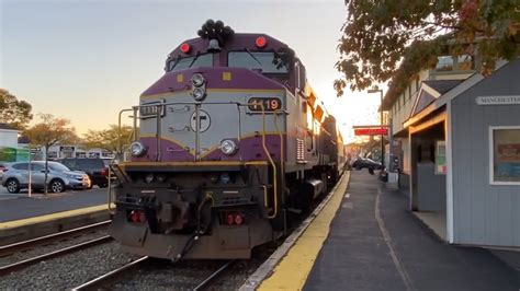 Mbta Commuter Rail On The Newburyport Rockport Line October 2019 Youtube