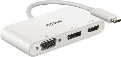 D Link USB C HDMI VGA Displayport M F 0 1m Pris