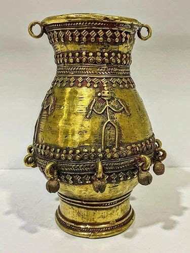 Matt Gold Brass Flower Vase Pot Inches At Rs In Jeypore Id