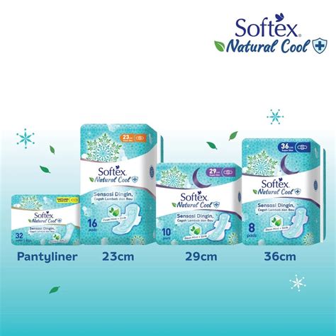 Jual Softex Natural Cool Daun Mint Sirih Pantyliner Super Slim