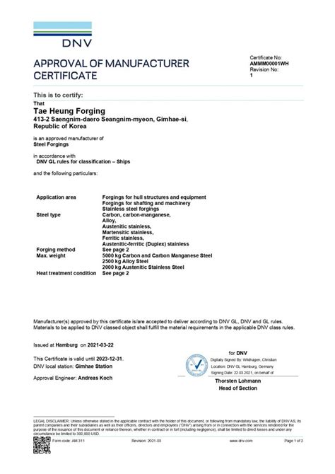 dnv cert
