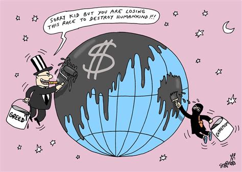 Political cartoon World Capitalism greed extremism terrorism | The Week