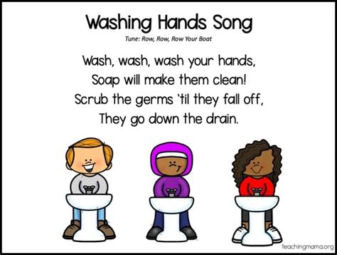 Handwashing Songs for Kids - Teaching Mama