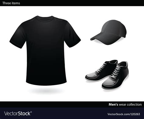 Menswear Collection Royalty Free Vector Image Vectorstock