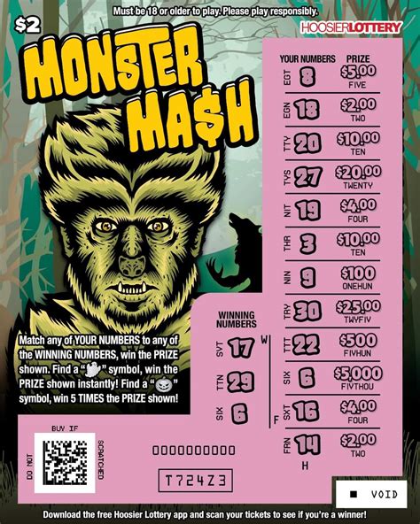 Monster Mash | Scratch-offs | Hoosier Lottery