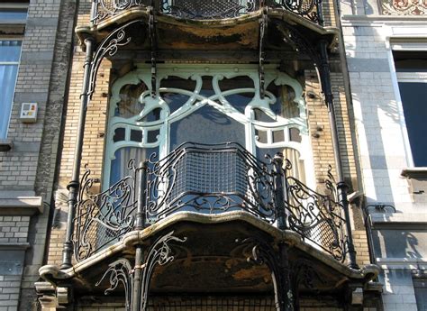 Maison Saint Cyr Wrought Iron Balcony By Strauven Gustave