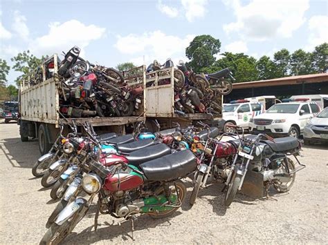 Okada Ban Police Impound Motorcycles In Lagos The Herald