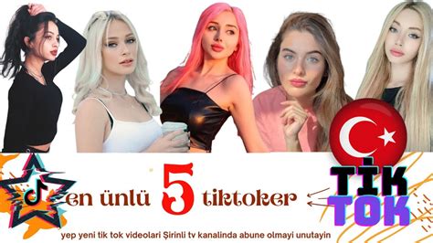 Türkiyenin 5 En ünlü Tiktok Fenomenleri 1 Youtube