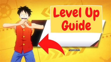 Level Up Guide One Piece Fighting Path Youtube