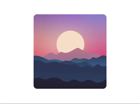 Sunset Gradient Illustration by Giselle on Dribbble