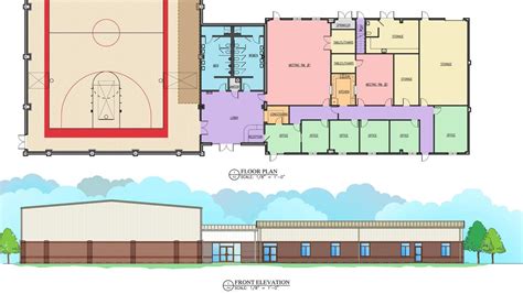 Community Recreation Center Floor Plans - floorplans.click