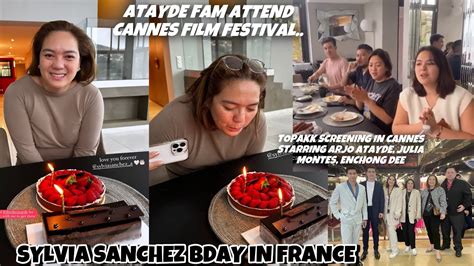 SYLVIA SANCHEZ BIRTHDAY IN FRANCE HOME UMATTEND SILA ARJO AT ENCHONG