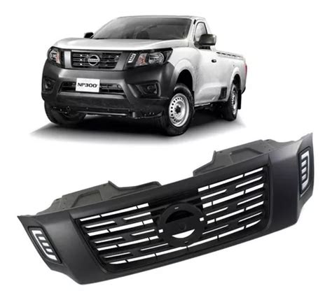 Parrilla Frontal Nissan Np300 Frontier Drl Led Meses Sin Intereses