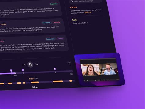 ListenAI - AI Conversation Intelligence Tool by Arounda UI/UX for