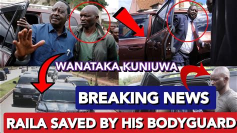 Ni Mungu Tu Karibu Wamuuwe See How Raila Trained Bodyguards Saved Him