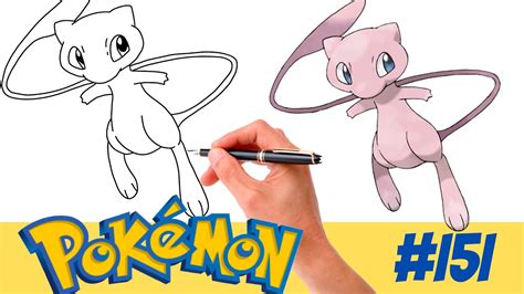 C Mo Dibujar Mew Pokemon F Cil Generaci N Youtube