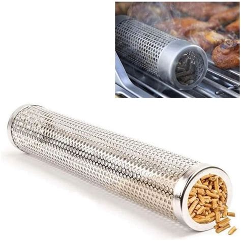 Tube De Fumage Pour Barbecue En Acier Inoxydable Cm