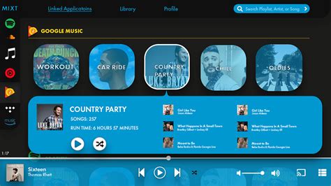 MIXT Music Concept App on Behance