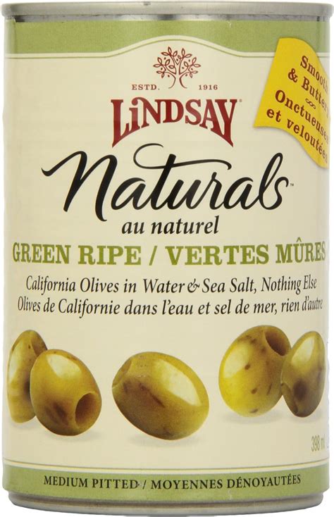 Lindsay Olives Green Ripe Medium Olives 398 Ml Amazonca Grocery