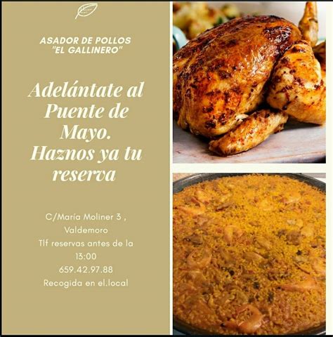 Carta Del Restaurante Asador Del Pollos El Gallinero Valdemoro