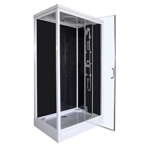 Cabine De Douche Hydromassante Rica 80x120cm Cdiscount Bricolage